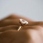 3.0 CT Elongated Cushion Solitaire Lab Grown Diamond Engagement Ringt