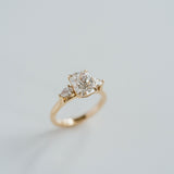 3.0 CT Elongated Cushion Solitaire Lab Grown Diamond Engagement Ringt