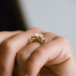 3.0 CT Elongated Cushion Solitaire Lab Grown Diamond Engagement Ringt