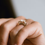 3.0 CT Elongated Cushion Solitaire Lab Grown Diamond Engagement Ringt