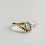 3.0 CT Elongated Cushion Solitaire Lab Grown Diamond Engagement Ringt