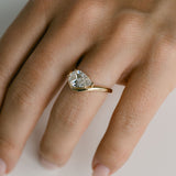 3.0 CT Elongated Cushion Solitaire Lab Grown Diamond Engagement Ringt