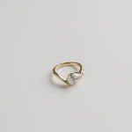 3.0 CT Elongated Cushion Solitaire Lab Grown Diamond Engagement Ringt
