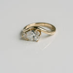 3.0 CT Elongated Cushion Solitaire Lab Grown Diamond Engagement Ringt