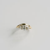 3.0 CT Elongated Cushion Solitaire Lab Grown Diamond Engagement Ringt