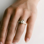 3.0 CT Elongated Cushion Solitaire Lab Grown Diamond Engagement Ringt