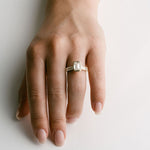3.0 CT Elongated Cushion Solitaire Lab Grown Diamond Engagement Ringt