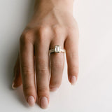 3.0 CT Elongated Cushion Solitaire Lab Grown Diamond Engagement Ringt