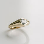 3.0 CT Elongated Cushion Solitaire Lab Grown Diamond Engagement Ringt