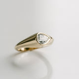 3.0 CT Elongated Cushion Solitaire Lab Grown Diamond Engagement Ringt