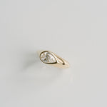 3.0 CT Elongated Cushion Solitaire Lab Grown Diamond Engagement Ringt