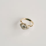 3.0 CT Elongated Cushion Solitaire Lab Grown Diamond Engagement Ringt