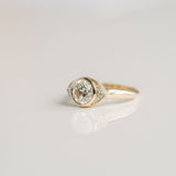 3.0 CT Elongated Cushion Solitaire Lab Grown Diamond Engagement Ringt
