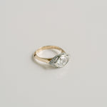3.0 CT Elongated Cushion Solitaire Lab Grown Diamond Engagement Ringt