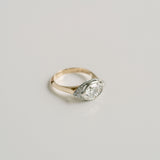 3.0 CT Elongated Cushion Solitaire Lab Grown Diamond Engagement Ringt