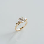 3.0 CT Elongated Cushion Solitaire Lab Grown Diamond Engagement Ringt