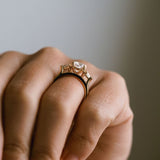 3.0 CT Elongated Cushion Solitaire Lab Grown Diamond Engagement Ringt