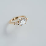 3.0 CT Elongated Cushion Solitaire Lab Grown Diamond Engagement Ringt