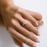 3.0 CT Elongated Cushion Solitaire Lab Grown Diamond Engagement Ringt