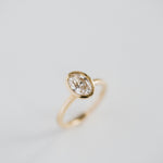 3.0 CT Elongated Cushion Solitaire Lab Grown Diamond Engagement Ringt