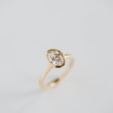 3.0 CT Elongated Cushion Solitaire Lab Grown Diamond Engagement Ringt