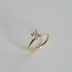 3.0 CT Elongated Cushion Solitaire Lab Grown Diamond Engagement Ringt
