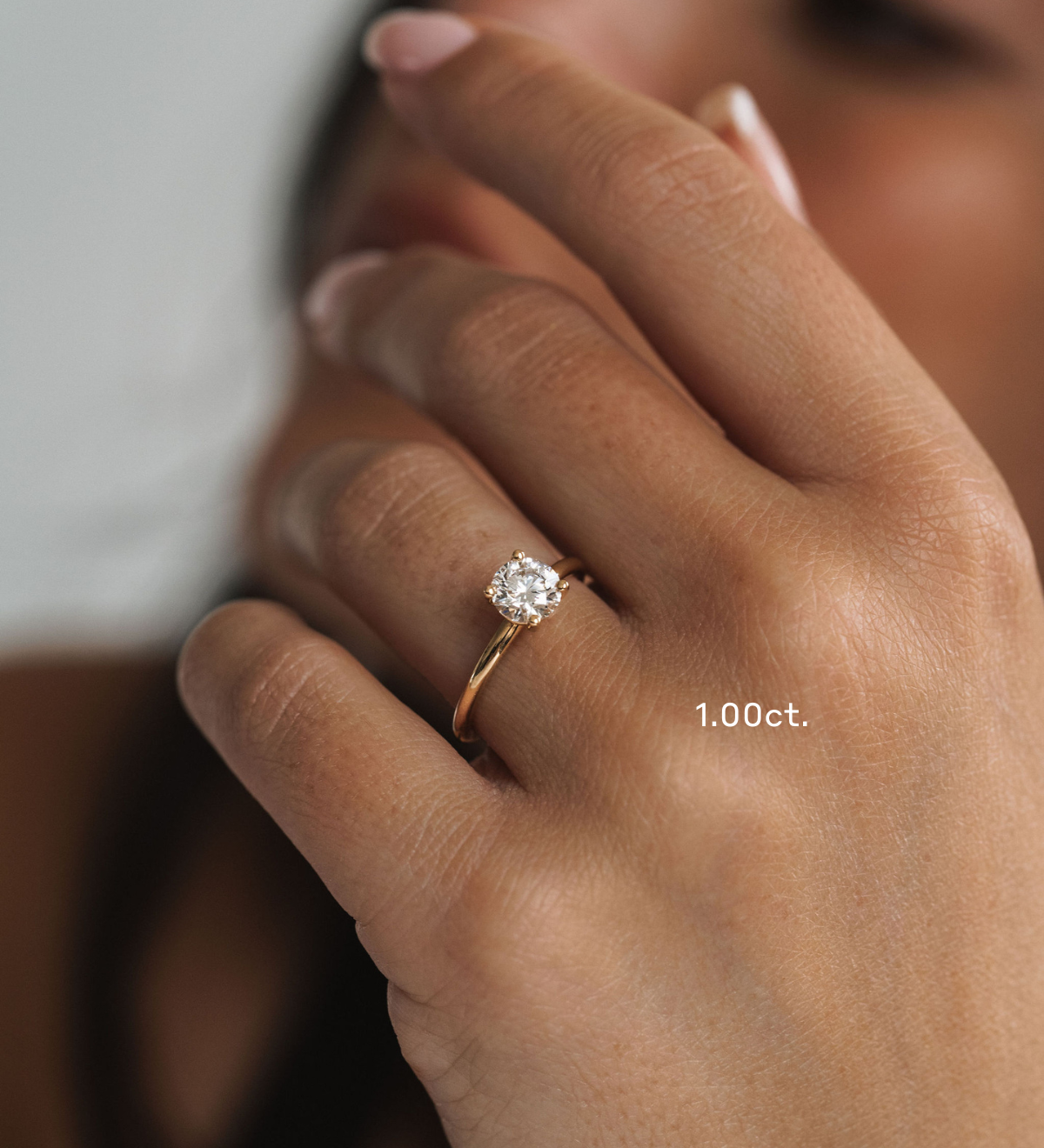 3.0 CT Elongated Cushion Solitaire Lab Grown Diamond Engagement Ringt
