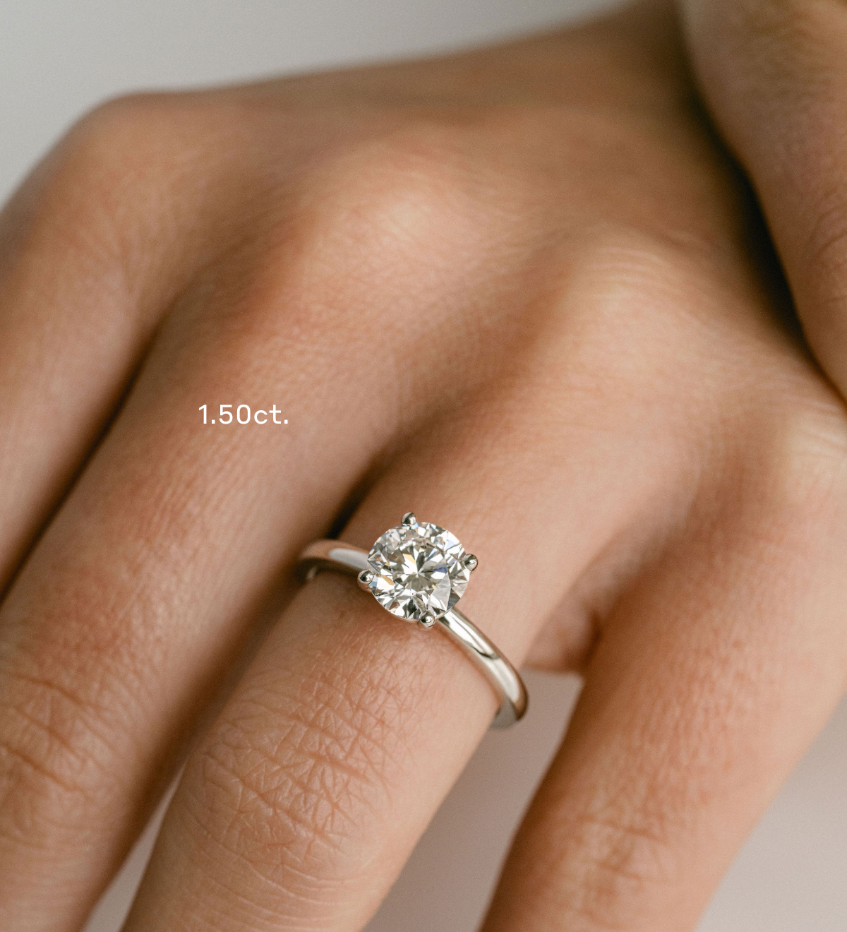 3.0 CT Elongated Cushion Solitaire Lab Grown Diamond Engagement Ringt