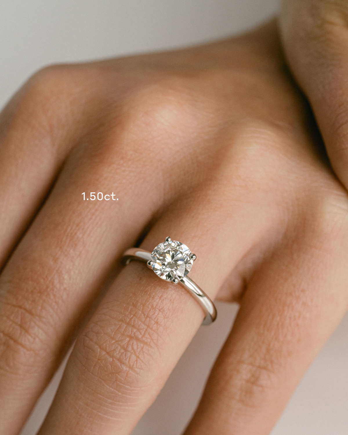3.0 CT Elongated Cushion Solitaire Lab Grown Diamond Engagement Ringt