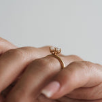 3.0 CT Elongated Cushion Solitaire Lab Grown Diamond Engagement Ringt