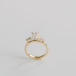 3.0 CT Elongated Cushion Solitaire Lab Grown Diamond Engagement Ringt