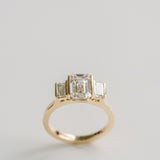 3.0 CT Elongated Cushion Solitaire Lab Grown Diamond Engagement Ringt