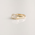 3.0 CT Elongated Cushion Solitaire Lab Grown Diamond Engagement Ringt