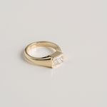 3.0 CT Elongated Cushion Solitaire Lab Grown Diamond Engagement Ringt