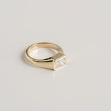 3.0 CT Elongated Cushion Solitaire Lab Grown Diamond Engagement Ringt
