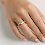 3.0 CT Elongated Cushion Solitaire Lab Grown Diamond Engagement Ringt