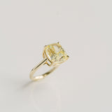 3.0 CT Elongated Cushion Solitaire Lab Grown Diamond Engagement Ringt