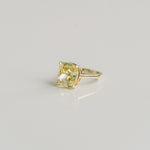 3.0 CT Elongated Cushion Solitaire Lab Grown Diamond Engagement Ringt
