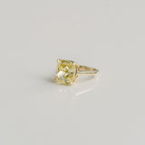 3.0 CT Elongated Cushion Solitaire Lab Grown Diamond Engagement Ringt