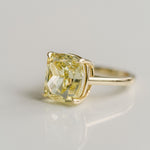 3.0 CT Elongated Cushion Solitaire Lab Grown Diamond Engagement Ringt