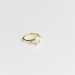 3.0 CT Elongated Cushion Solitaire Lab Grown Diamond Engagement Ringt
