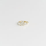 3.0 CT Elongated Cushion Solitaire Lab Grown Diamond Engagement Ringt