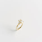 3.0 CT Elongated Cushion Solitaire Lab Grown Diamond Engagement Ringt