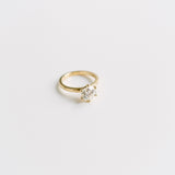 3.0 CT Elongated Cushion Solitaire Lab Grown Diamond Engagement Ringt