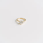 3.0 CT Elongated Cushion Solitaire Lab Grown Diamond Engagement Ringt