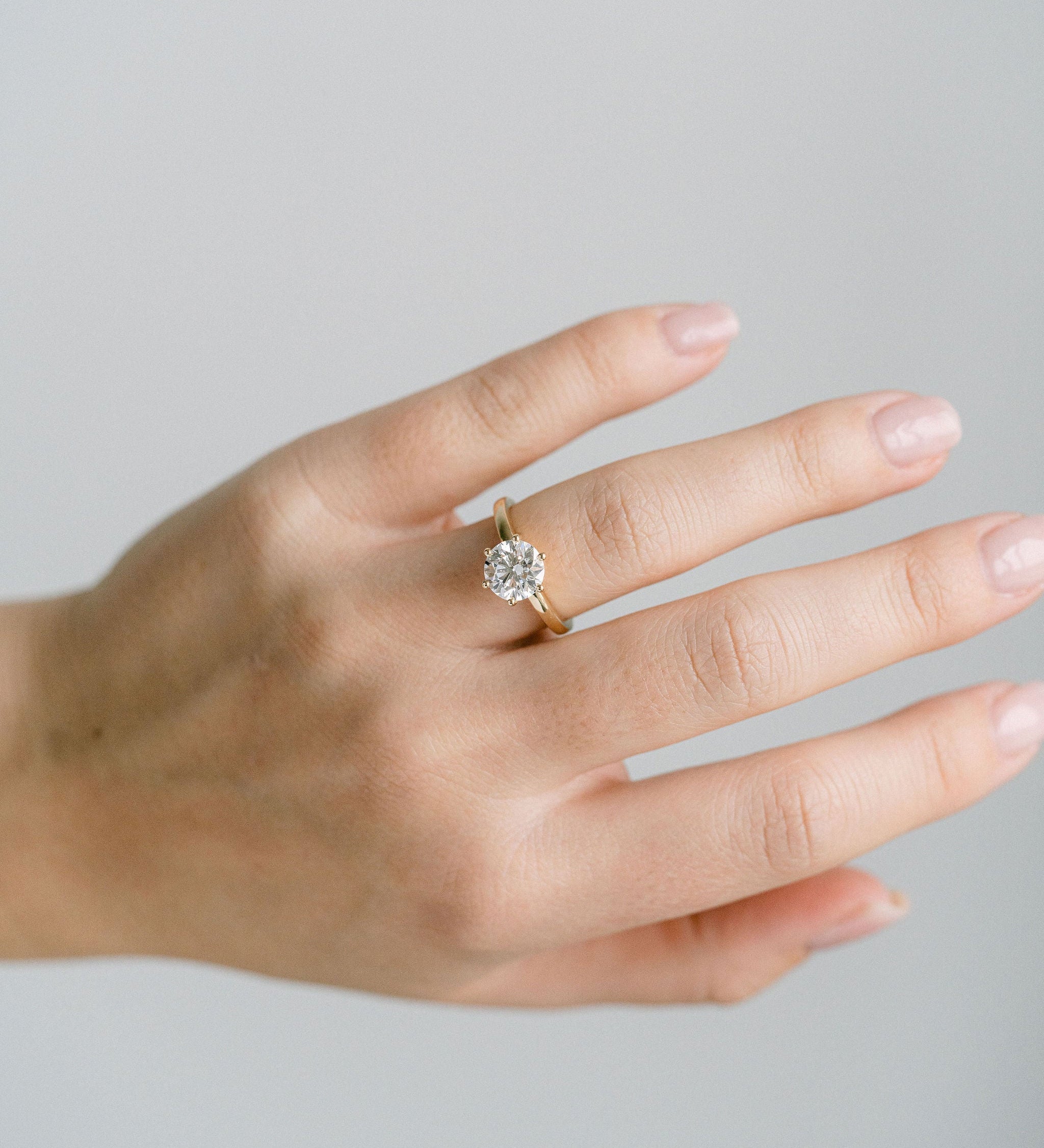 3.0 CT Elongated Cushion Solitaire Lab Grown Diamond Engagement Ringt