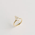 3.0 CT Elongated Cushion Solitaire Lab Grown Diamond Engagement Ringt