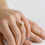 3.0 CT Elongated Cushion Solitaire Lab Grown Diamond Engagement Ringt