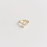 3.0 CT Elongated Cushion Solitaire Lab Grown Diamond Engagement Ringt