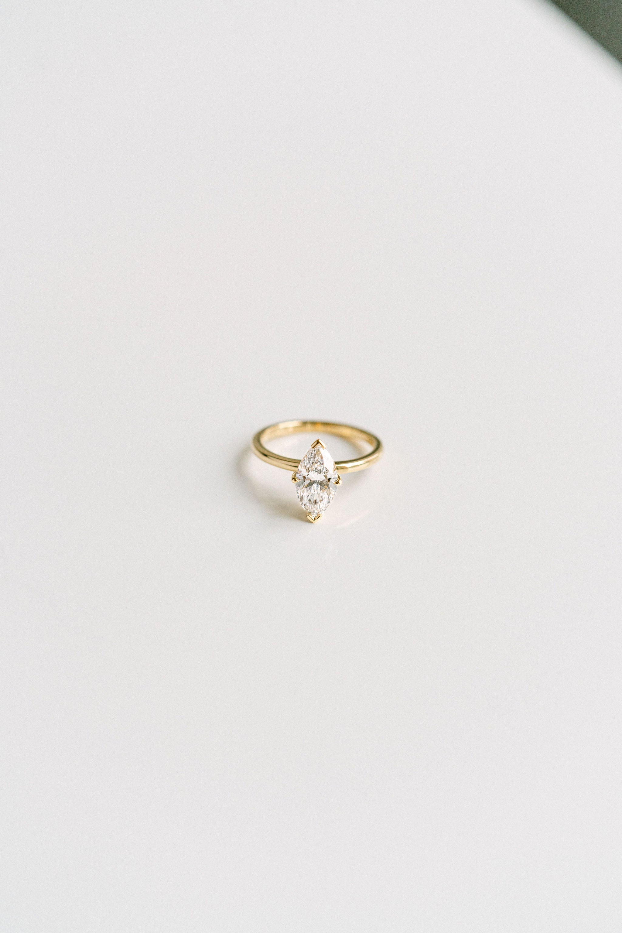 3.0 CT Elongated Cushion Solitaire Lab Grown Diamond Engagement Ringt